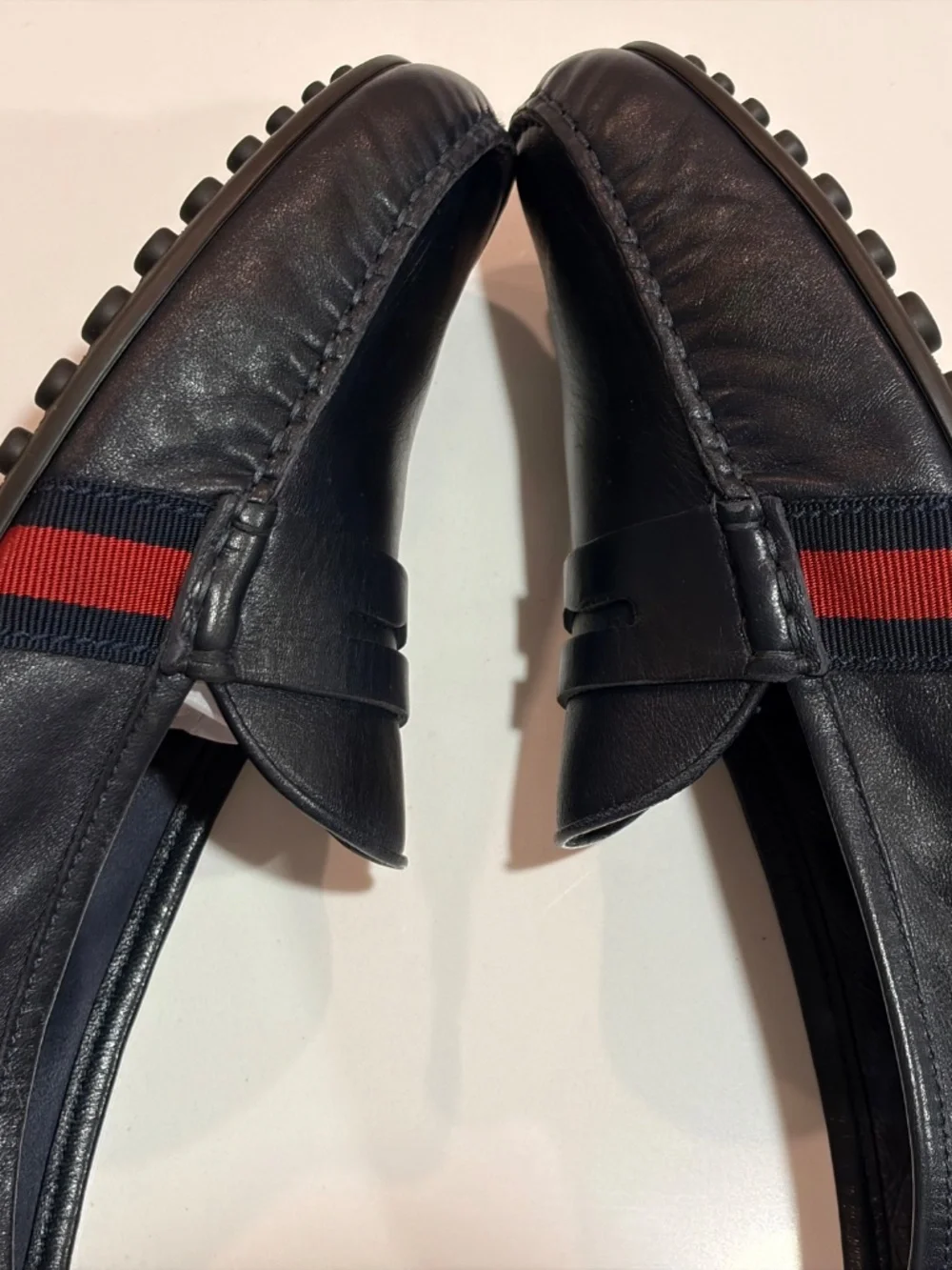 Gucci Men’s Leather Drivers Size US 7.5